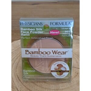 Physicians Formula BAMBOO WEAR Silk Face Powder REFILL Creamy Natural 7032 NEW